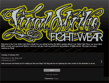 Tablet Screenshot of finalstrikefightwear.blogspot.com
