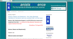 Desktop Screenshot of humanists4science.blogspot.com