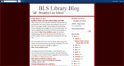 Desktop Screenshot of blslibraryblog.blogspot.com