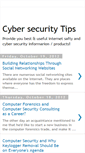 Mobile Screenshot of cybersecuritytips101.blogspot.com