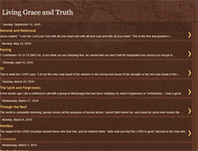 Tablet Screenshot of livinggraceandtruth.blogspot.com