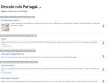 Tablet Screenshot of descobrindoportugal.blogspot.com