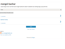 Tablet Screenshot of mongol-banhar.blogspot.com