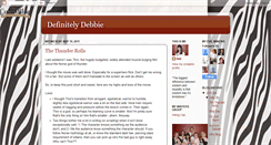 Desktop Screenshot of definitelydebbie.blogspot.com