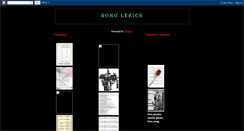 Desktop Screenshot of blogs-songlyrics.blogspot.com