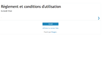 Tablet Screenshot of ecclesia-tchat-reglement.blogspot.com