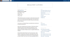 Desktop Screenshot of healthylivingtec.blogspot.com