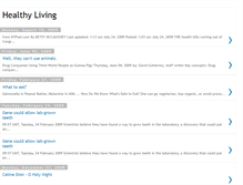 Tablet Screenshot of healthylivingtec.blogspot.com