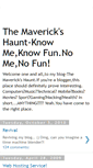 Mobile Screenshot of maverickshaunt.blogspot.com