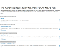 Tablet Screenshot of maverickshaunt.blogspot.com