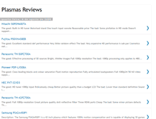 Tablet Screenshot of plasmasreviews.blogspot.com
