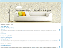 Tablet Screenshot of communityisgodsdesign.blogspot.com