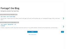 Tablet Screenshot of fontage.blogspot.com