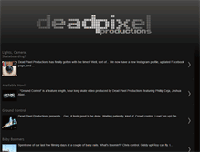 Tablet Screenshot of dead-pixel-productions.blogspot.com