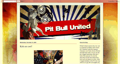 Desktop Screenshot of pitbullunited.blogspot.com