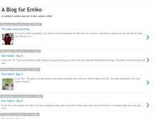 Tablet Screenshot of emikoblogging.blogspot.com
