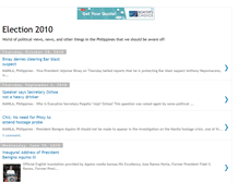 Tablet Screenshot of philippinecandidacy.blogspot.com