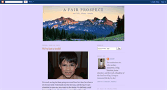 Desktop Screenshot of fairprospect.blogspot.com