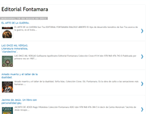 Tablet Screenshot of editorialfontamara.blogspot.com