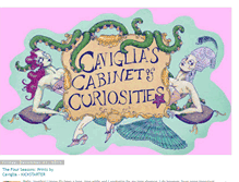 Tablet Screenshot of cavigliascabinetofcuriosities.blogspot.com