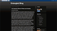 Desktop Screenshot of entangledblog.blogspot.com