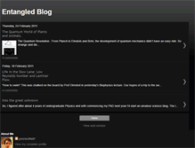Tablet Screenshot of entangledblog.blogspot.com