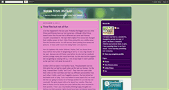 Desktop Screenshot of notesfrommickey.blogspot.com