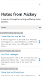 Mobile Screenshot of notesfrommickey.blogspot.com