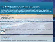 Tablet Screenshot of blueskymktg.blogspot.com