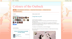 Desktop Screenshot of coloursoftheoutback.blogspot.com