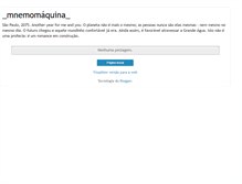Tablet Screenshot of mnemomaquina.blogspot.com