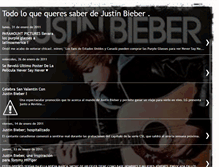 Tablet Screenshot of justin-bieber-noticias-argentina.blogspot.com