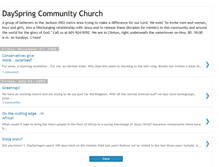 Tablet Screenshot of dayspringonline.blogspot.com