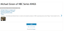 Tablet Screenshot of michaelgreenkings.blogspot.com