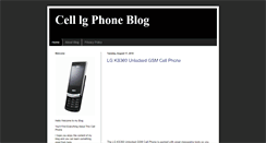 Desktop Screenshot of celllgphone.blogspot.com