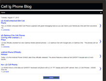 Tablet Screenshot of celllgphone.blogspot.com