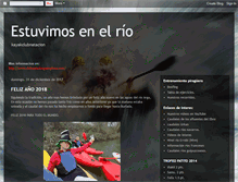 Tablet Screenshot of kayakclubnatacion.blogspot.com