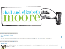 Tablet Screenshot of chadandelizabethmoore.blogspot.com