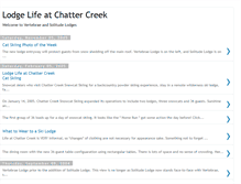 Tablet Screenshot of lodge-life-at-chatter-creek.blogspot.com
