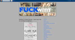 Desktop Screenshot of fuckwitit.blogspot.com