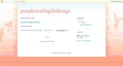 Desktop Screenshot of peoplearefragilethings.blogspot.com