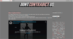 Desktop Screenshot of dontcontradictus.blogspot.com