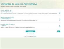 Tablet Screenshot of derechoadministrativodaniele.blogspot.com