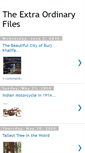 Mobile Screenshot of extraordinaryfiles.blogspot.com