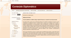 Desktop Screenshot of conteudodiplomatico.blogspot.com