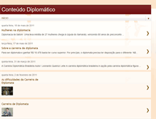 Tablet Screenshot of conteudodiplomatico.blogspot.com