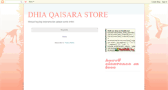 Desktop Screenshot of dhiaqaisarastore.blogspot.com