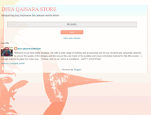 Tablet Screenshot of dhiaqaisarastore.blogspot.com