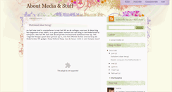 Desktop Screenshot of media-and-stuff.blogspot.com