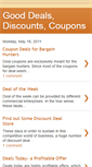 Mobile Screenshot of gooddeals-discounts-coupons.blogspot.com
